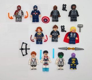 Figuras Superhéroes Marvel Compatibles