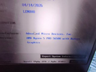 Portátil Lenovo ThinkPad Negro