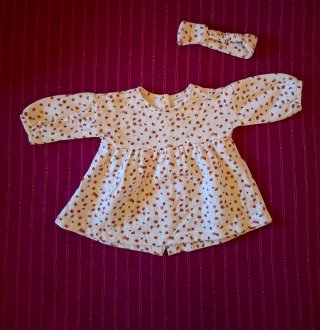 Conjunto Vestido y Diadema Vertbaudet 3m nuevo