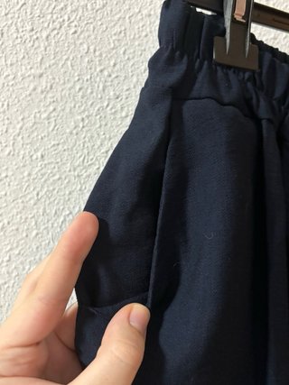 Pantalón estilo lino con pañuelo