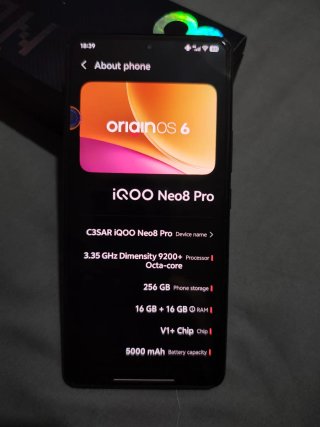 Vivo iQOO Neo 8 Pro Negro. Excelente estado. Muy