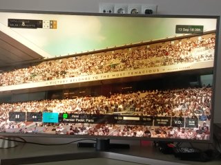 Televisión Samsung 43" con defecto