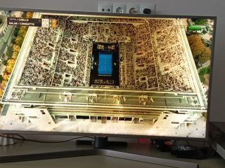 Televisión Samsung 43" con defecto