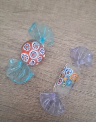 Caramelle in vetro decorative
