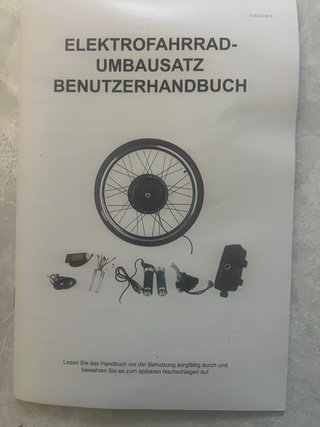 Kit para convertir bicicleta en eléctrica, rueda c