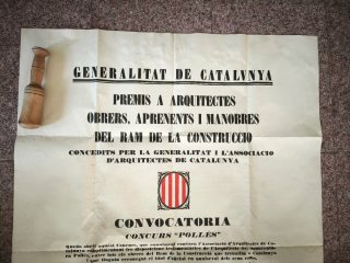 Cartel Generalitat de Catalunya 1936