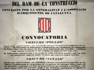 Cartel Generalitat de Catalunya 1936
