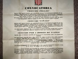 Cartel Generalitat de Catalunya 1936