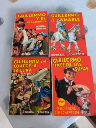 4 Libros de Guillermo Richmal Crompton