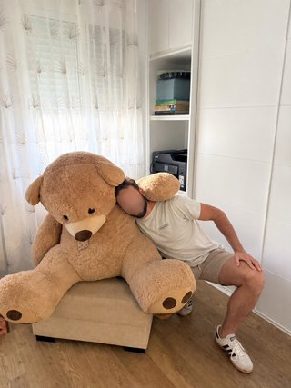 Oso de peluche gigante marrón
