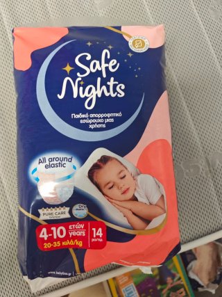 Pañales Safe Nights 4-10 años