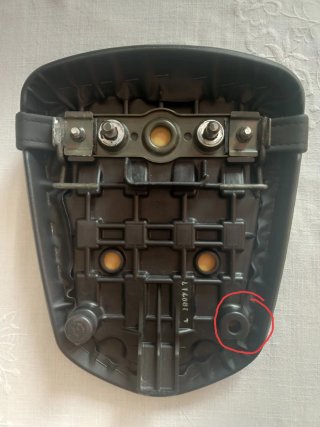 Asiento trasero Suzuki GSX-R 600/750 K6-K7