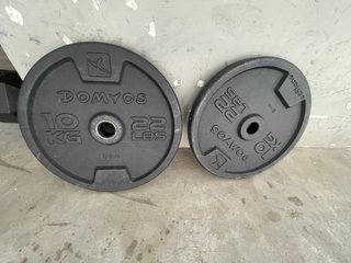 Discos de peso DOMYOS 10kg