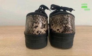 Zapatillas Davidnik efecto piel serpiente