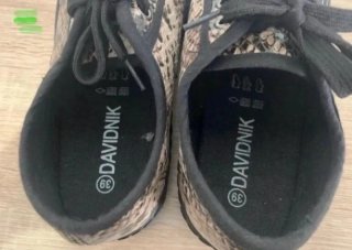 Zapatillas Davidnik efecto piel serpiente