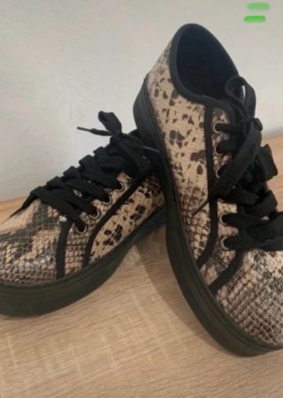 Zapatillas Davidnik efecto piel serpiente