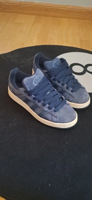 Zapatillas Adidas Campus Azul + cordones de regalo