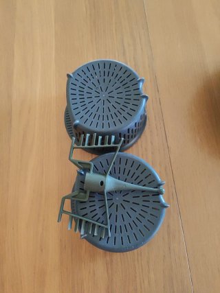 Dos Cestillos Thermomix y mariposa