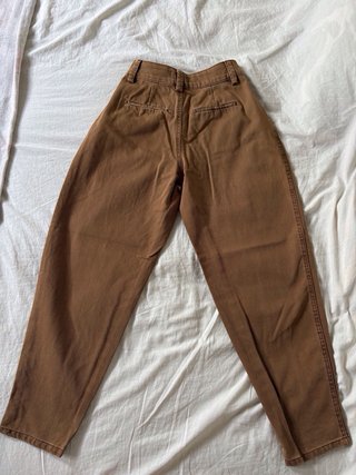 Jeans barrel Bershka marrone