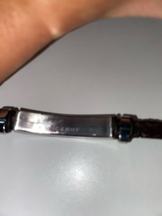 Pulsera Viceroy Cuero Trenzado y Plata