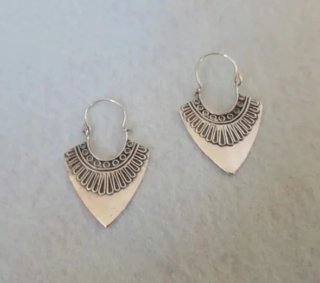 Pendientes Étnicos Plata Ley