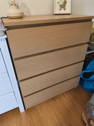 Cómoda MALM Ikea Madera