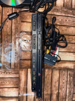 Consola PS2 Slim Negra + Juego El Señor de los Ani