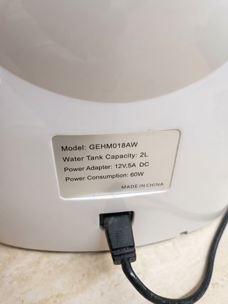 Deshumidificador 2L Silencioso Blanco