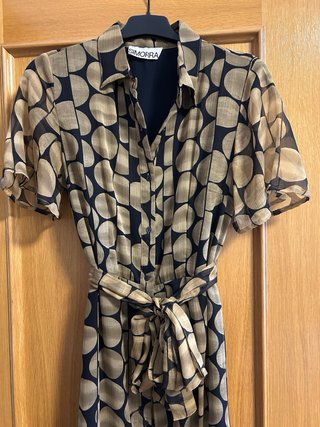 Vestido camisero Simorra estampado talla 38