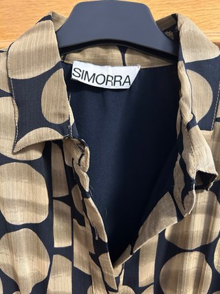 Vestido camisero Simorra estampado talla 38