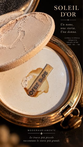 Montre à poudre antico vintage Coty fon cipria