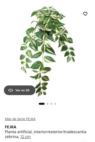 Set de 11 plantas artificiales colgantes de Ikea