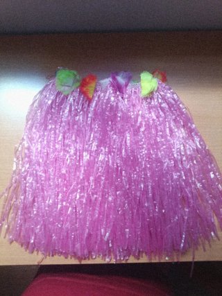 Falda Hawaiana Multicolor Talla Única