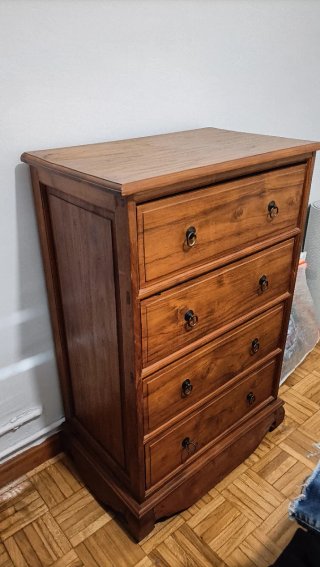 Mueble colonial madera cajones