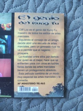 DVD El Genio del Kung Fu