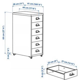 Cajonera HELMER de IKEA (Color Descatalogado)