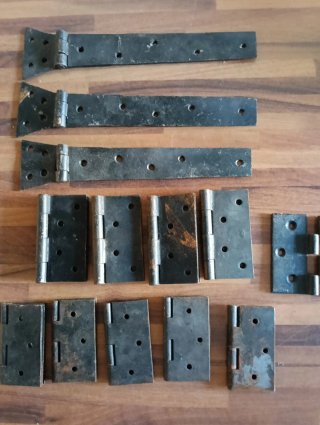 Bisagras antiguas para restauración