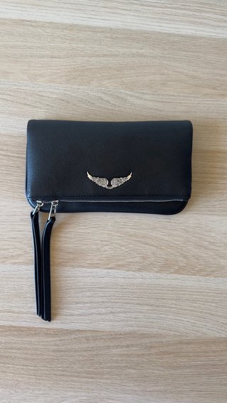Mala Zadig & Voltaire Preta Couro