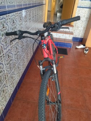 Bicicleta Rockrider Roja