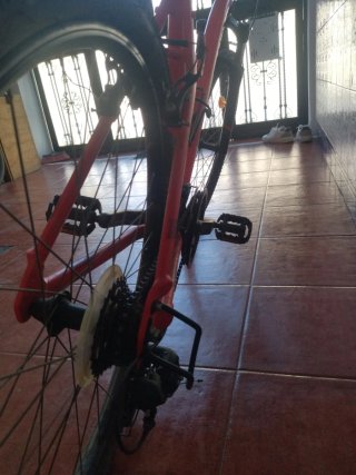 Bicicleta Rockrider Roja