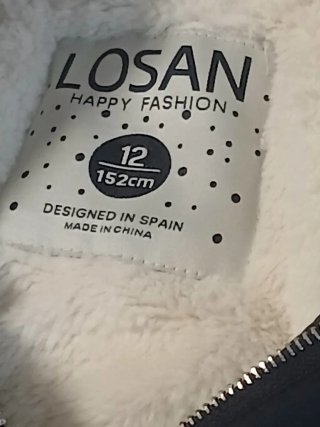 Abrigo niña Losan Talla 12