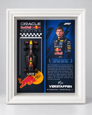 Cuadro 3D F1 Max Verstappen