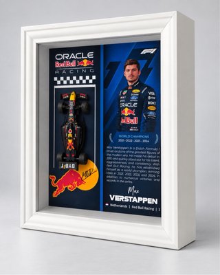 Cuadro 3D F1 Max Verstappen