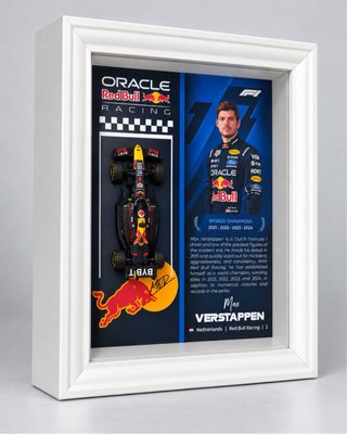 Cuadro 3D F1 Max Verstappen