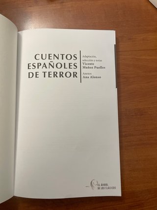 Cuentos españoles de terror(Ed.Oxford)