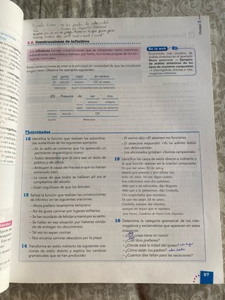 Lengua y literatura, Bachillerato 2