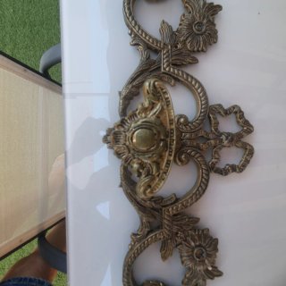 Colgador metal dorado estilo clásico
