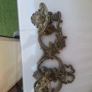 Colgador metal dorado estilo clásico
