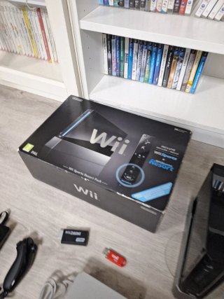 Nintendo Wii Negra Completa + Juegos