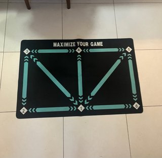Alfombra de entrenamiento de fútbol